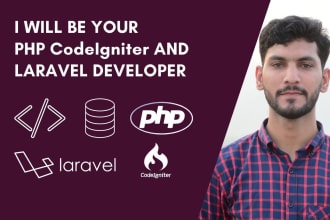 be your PHP codeigniter laravel web developer