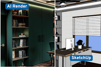 ai interior architectural rendering