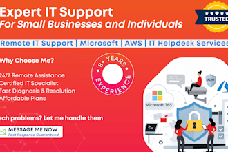 provide expert IT support for individuals and small businesses