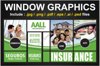professionally design custom window graphics for your business