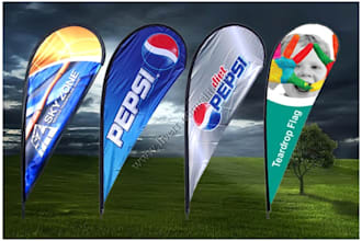 create a unique and professional flag design