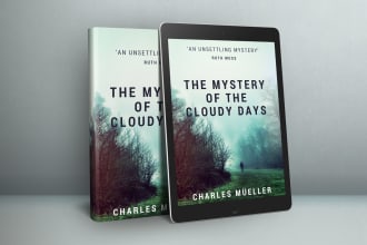 create 3d book cover mockup , ebook cover mockup