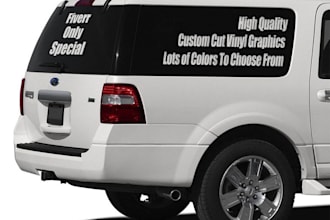 custom cut a 6inch x 6inch vinyl decal