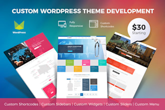 do custom development on the wordpress theme