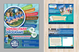 design flyers, catalogs, brochures, and booklets in various sizes