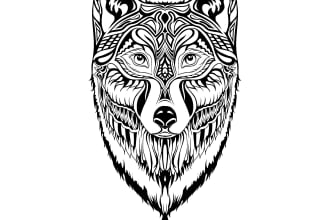 create zentangle,doodle art or tribal pattern