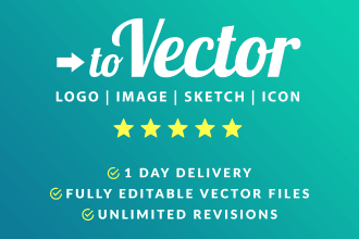 vector trace redraw logo or images