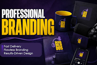 create a professional brand identity and branding guidelines