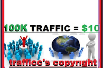 give 200,000 traffic to your website