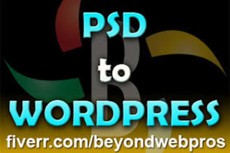 create custom Wordpress themes from your psd template