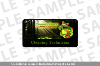 create a custom name tag or id badge for you