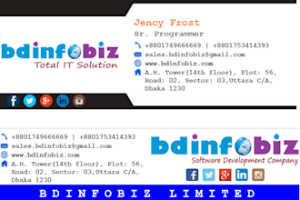 create responsive  HTML email signature