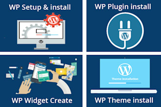 install and setup wp, plugin, theme, widget within 10 hours