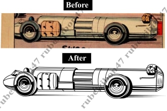 do any image to vector outline