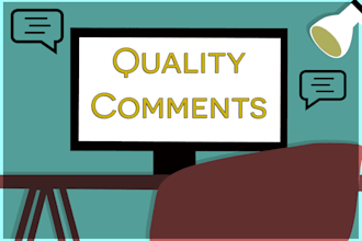 write 5 content relevant comments for your blog