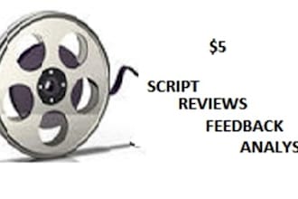 read your screenplay and give it a thorough analysis
