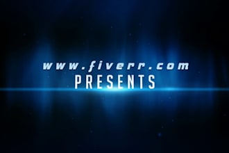 make this black universe white blue rain light video to promote book or product