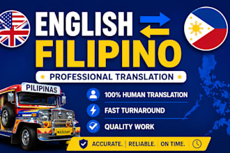 translate your text from english to tagalog or filipino