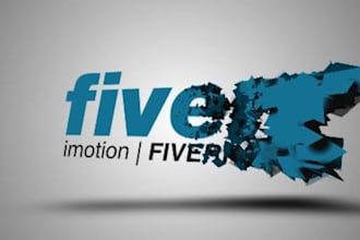 make this full hd, professional simple MODERN square intro video with your logo or text  for your business