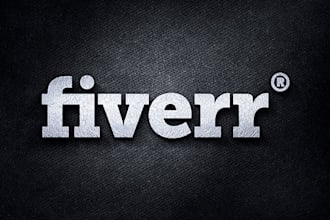 replicate your logo into 3d realistic metallic steel