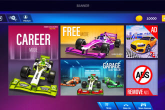 design professional games ui and mobile apps ui design