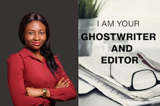ghostwrite and edit your book