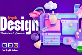 be your graphic designer for basic graphic design task