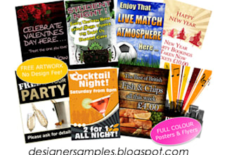 design you a greatest flyer for business