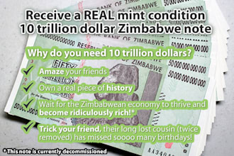 send you a REAL and historic 10 trillion dollar bill