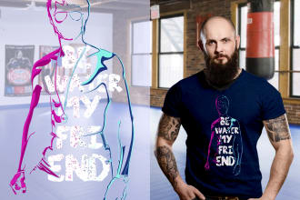 create outstanding martial arts tee design from your ideas