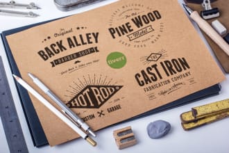 do vintage retro hipster logo