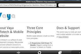 build you a iphone, mobiles, tabs and mobile device enabled cool and simple website