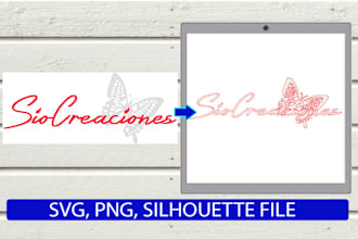convert or create a cut file for silhouette cameo