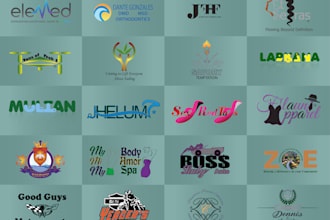 design and vector a logo with branding