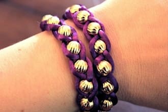 make a pretty wrap bracelet or necklace for you
