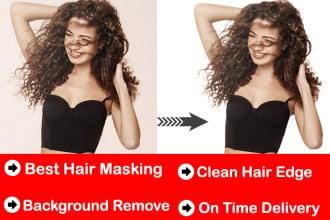 do photoshop hair masking perfectly