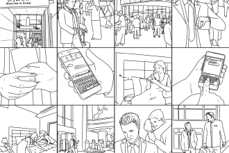 draw you a storyboard from any story