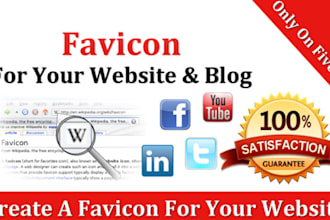 create a FAVICON for your website or blog