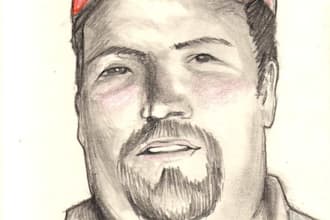 draw a realistic sketch of you and mail it to you