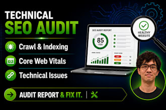 do a technical SEO audit and fix website issues