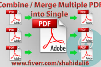 combine merge convert pdf files into single file or split extract pages to pdfs