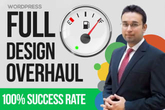 do full wordpress design overhaul or wordpress redesign