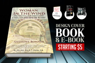 design book or ebook cover and 3d mockup
