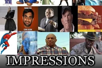 record over 22 different High Quality Impressions for your use for any purpose up to 45 seconds