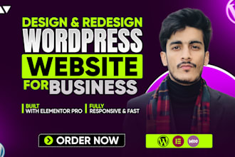 design luxury wordpress website or store using elementor
