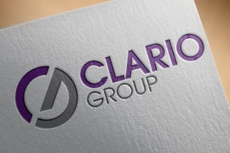 create business logo with the initials two letters