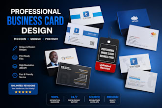 design a modern business card that makes you look premium