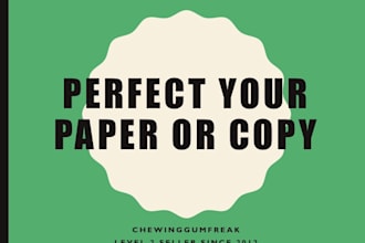 perfect any paper up to 2000 words within 48 hours