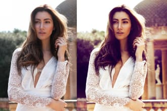 do high end image background removal and retouching
