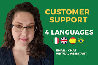 be your italian virtual assistant customer care, emails, etc